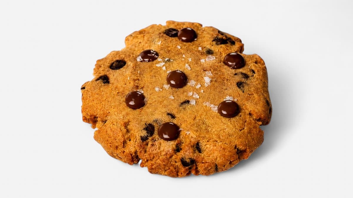 Vegan Peanut Butter Chocolate Chip cookie